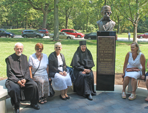 Group in Serbian Cultural Garden in Cleveland