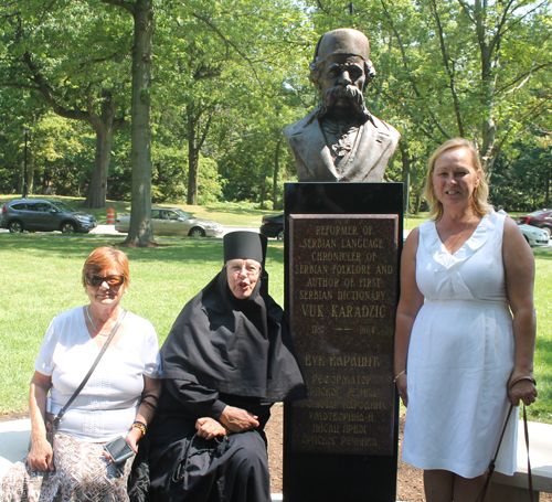 Group in Serbian Cultural Garden