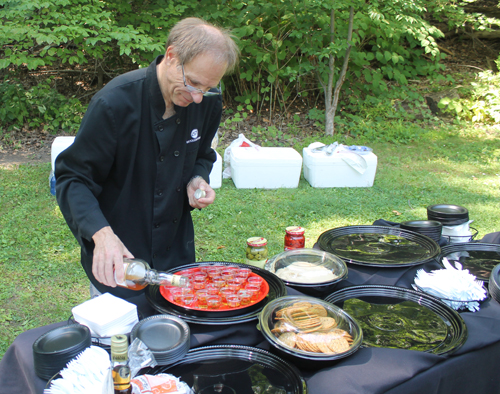 Pouring Slivovitz