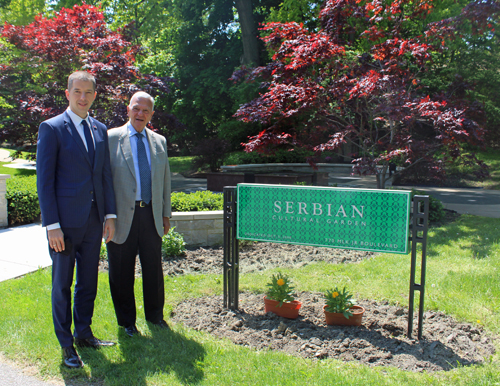 Ambassador Marko Djuric and Alex Machaskee