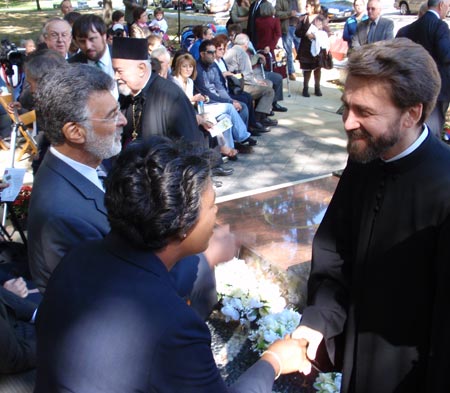 Frank Jackson, Sabra Pierce Scott and Reverend Jakovljevic