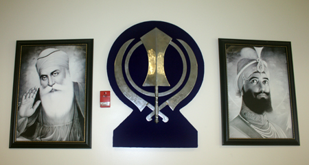 Inside the Sikh Gurdwara in Richfield Ohio 