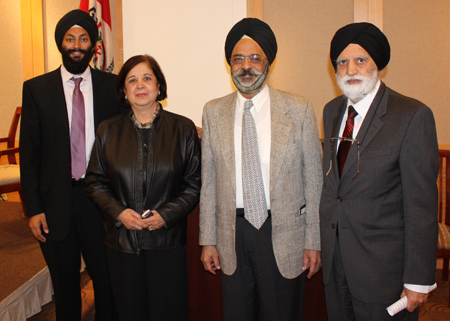 Jasjit Singh, Mona Alag, Paramjit Singh and Dr. I.J. Singh