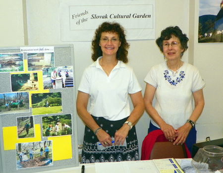 Friends of the Slovak Garden - Paula Tilisky and Dolores Pinchot