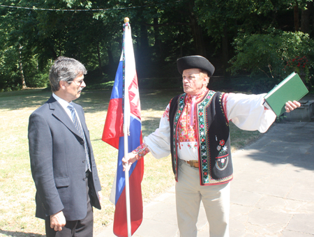 Bratislava Mayor Milan Ftacnik and George Terbrack