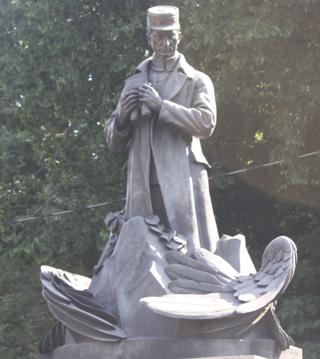 statue of General Milan R. Stefanik in Cleveland Ohio