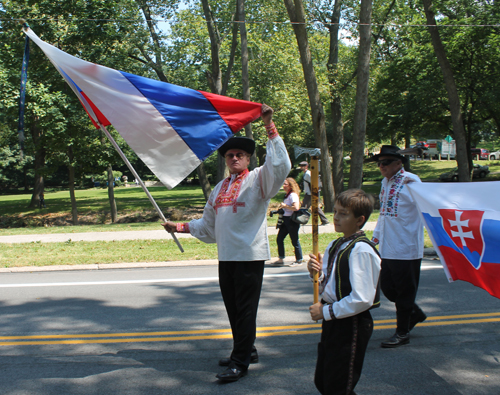 Geroge Terbrack with Slovak Flag