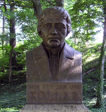 Jan Kollar statue in Slovak Cultural Garden