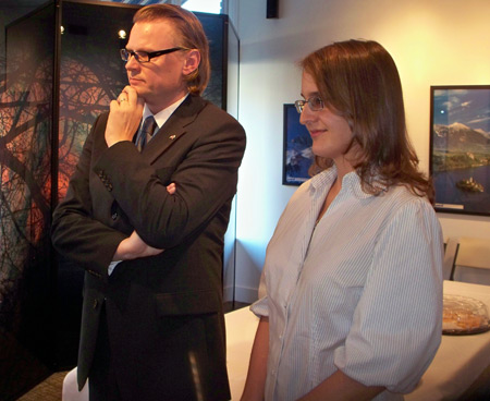 Slovenian Consul Jure mauc  and Johanna Bajc 