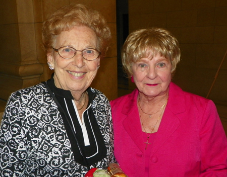 Dorothy Gorjup and Olga Dorchak