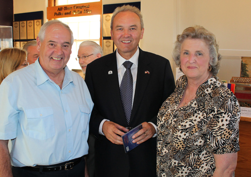 Phil and Fran Cobberly with Ambassador Kirn