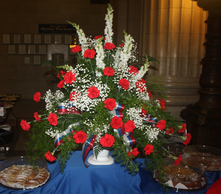 Flowers at Slovenian Statehood Day in Cleveland