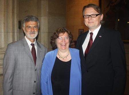 Mayor Jackson, Lee  C. Shapiro and Consul Jure Zmauc