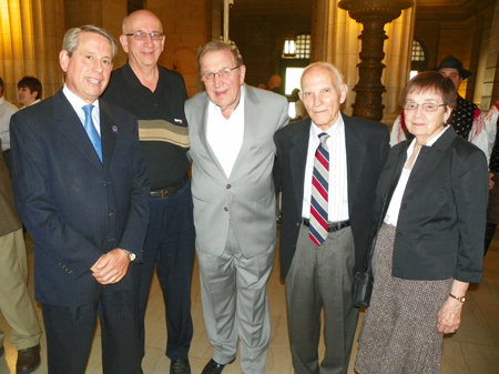 Mike Polensek, Joseph Hocevar, Edmond J.Turk, Ernest Centa and Lillian Centa