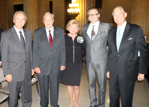 Ambassador Kirn,  Arnie De La Porte, Ingrida Bublys, Jure Zmauc and Romas Bublys