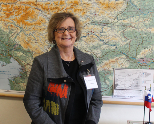 Rose Marie (Macek) Jisa, president of SGSI