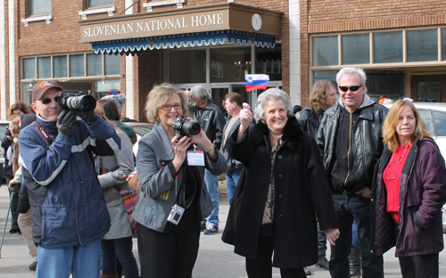 Rose Marie Jisa, Fran Cobberly and friends after the Parade