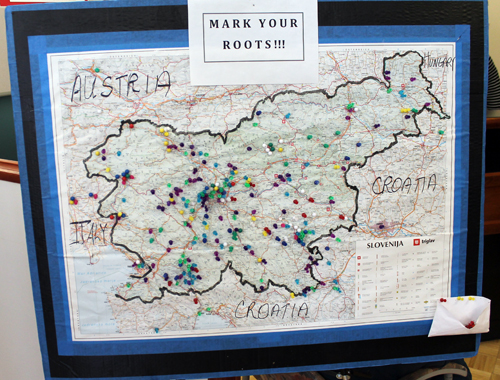 Map at Slovenian Genealogy Society International
