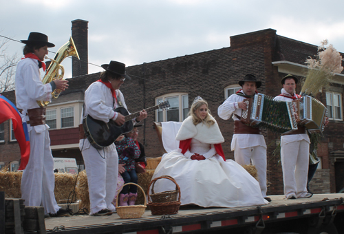 Float at Cleveland Slovenian Kurentovanje parade