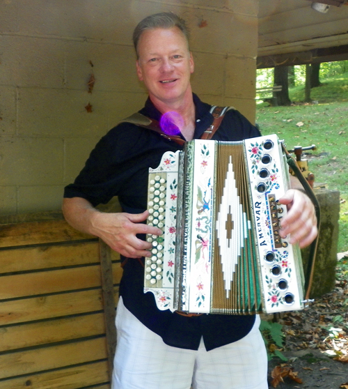 Accordion Player at Slovenian Sausage Fest