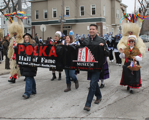 Polka Hall of Fame at 2104 Kurentovanje Parade in Cleveland