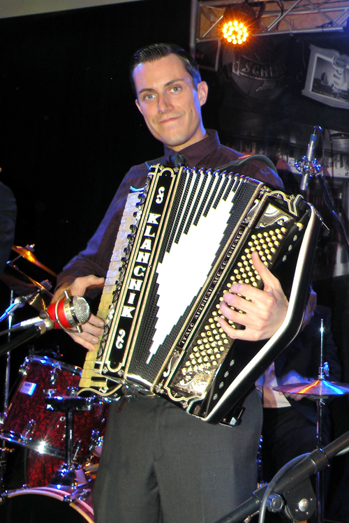 Brian O'Boyle won Musician of the Year at the Polka Hall of Fame Awards Show