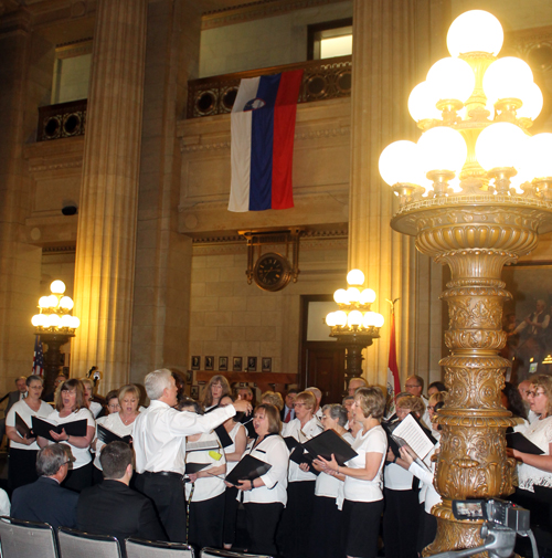 Slovenian Choir in Cleveland City Hall