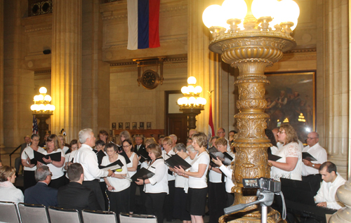Slovenian Choir in Cleveland City Hall