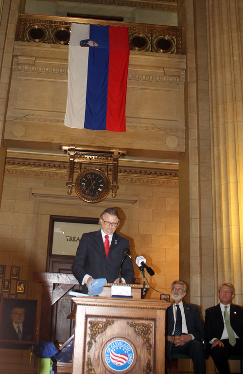 Slovenian Consul General Jure Zmauc in Cleveland