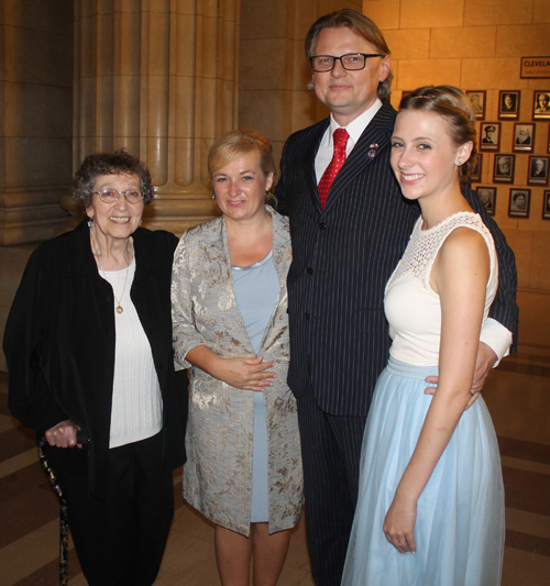 Slovenian Consul General Jure Zmauc with family