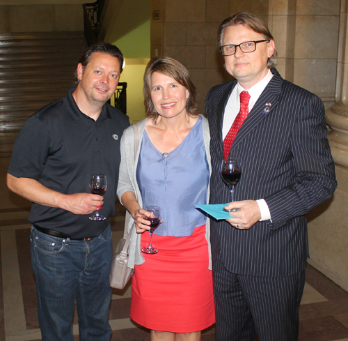 Slovenian Consul General Jure Zmauc with friends
