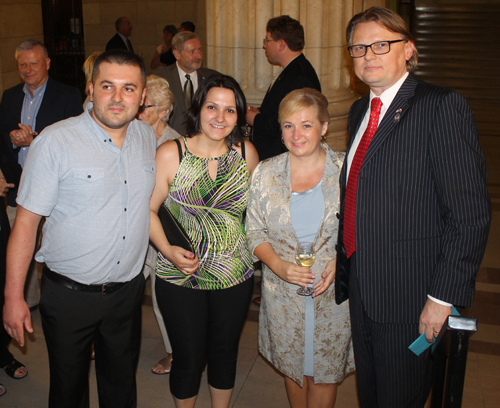 Slovenian Consul General Jure Zmauc with friends