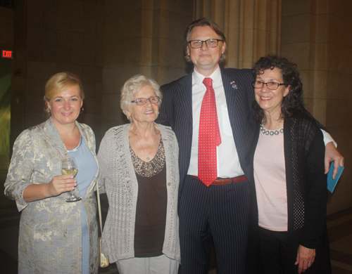 Slovenian Consul General Jure Zmauc with friends