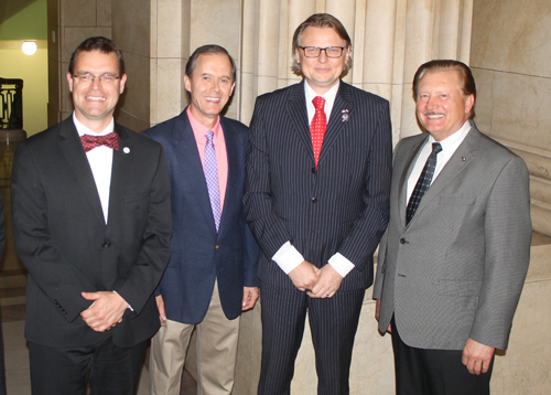 Slovenian Consul General Jure Zmauc with friends