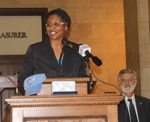 Lynne Stevens, representing Ohio Governor John Kasich