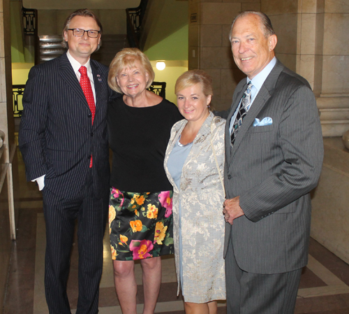 Jure and Janja Zmauc with Ingrida and Romas Bublys