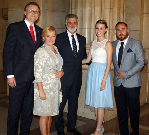 Zmauc family and Mayor Jackson