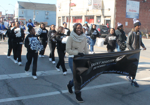 St Martin de Porres students at Kurentovanje Parade