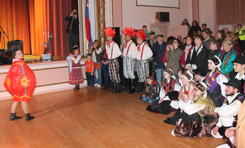 PIAST Polish Folk Song and Dance Ensemble Pysanky dance at Kurentovanje