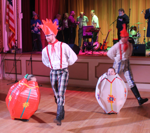 PIAST Polish Folk Song and Dance Ensemble Pysanky dance at Kurentovanje