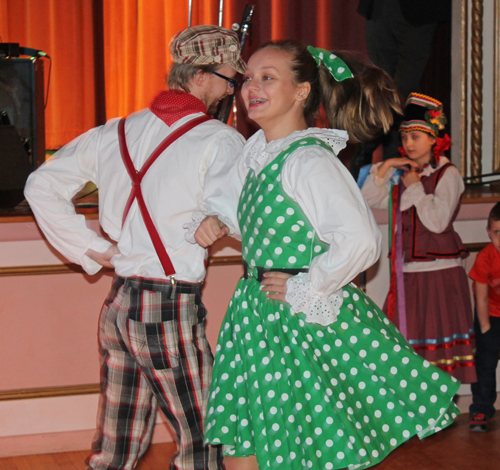 PIAST Polish Folk Song and Dance Ensemble Old Wasaw Polka dances at Kurentovanje