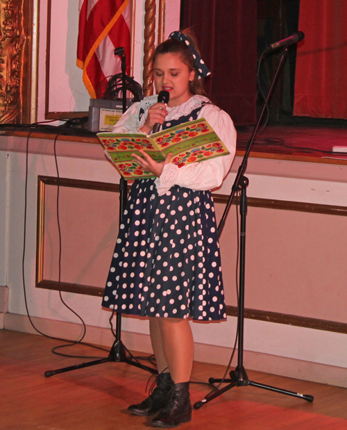 PIAST Polish Folk Song and Dance Ensemble introduction  at Kurentovanje