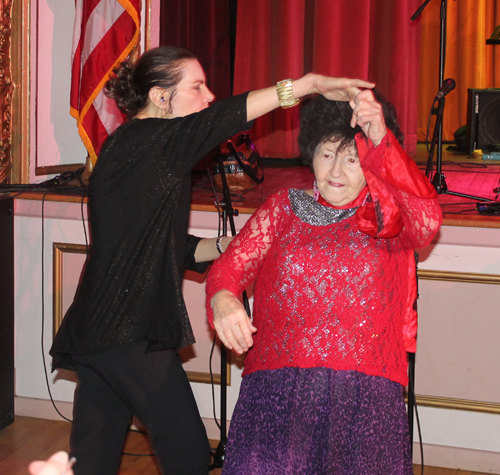 Polka dancing at Kurentovanje