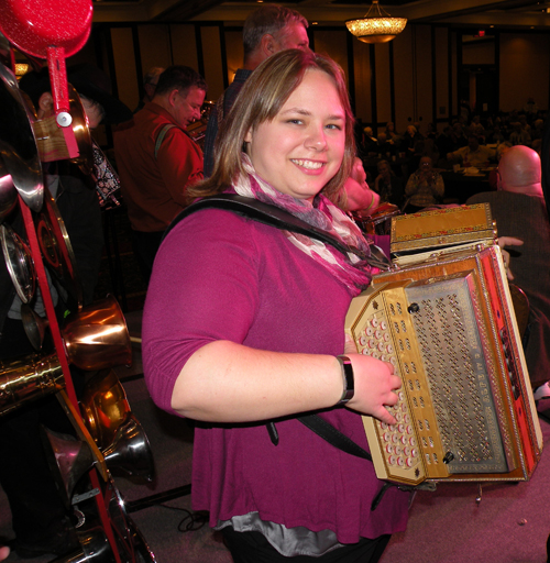 Patty Candela's ensemble, Patty C and the Guys, won Button Box Band of the Year 