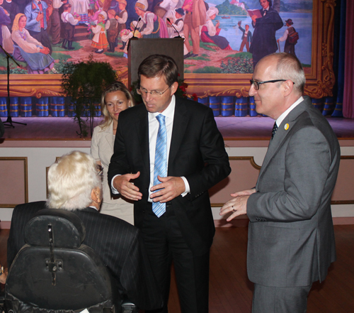 Talking with Slovenian Prime Minister Miro Cerar