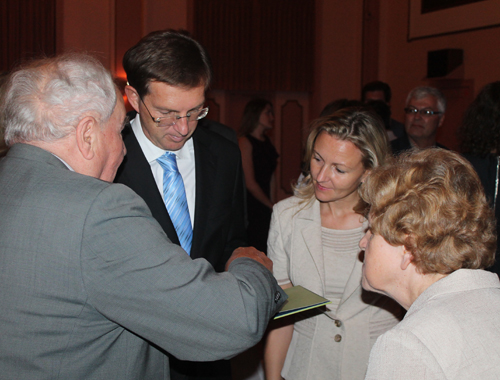 Talking with Slovenian Prime Minister Miro Cerar