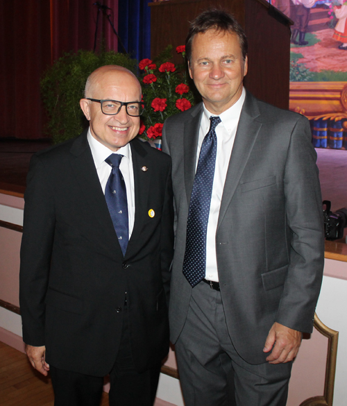 Ambassador Stanislav Vidovic and Phil Hrvatin