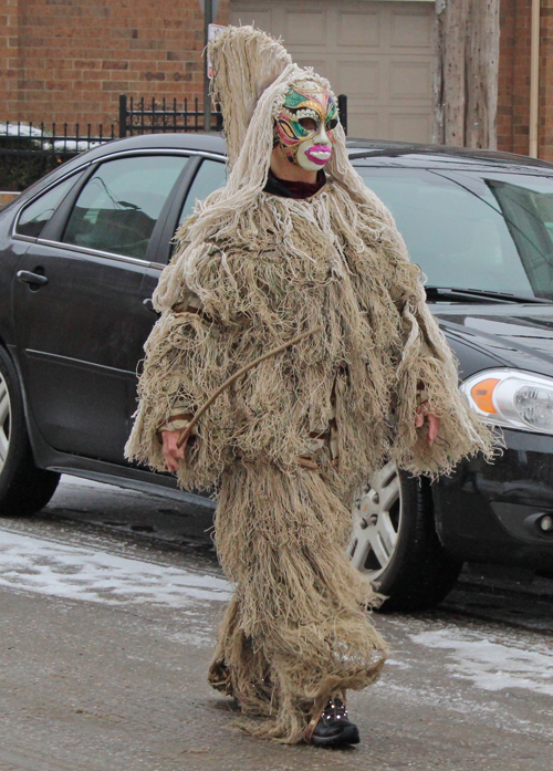 Slovenian creature at Cleveland Kurentovanje Parade