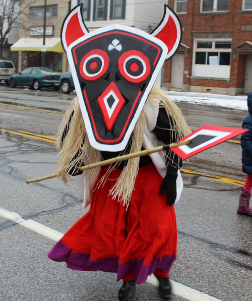 Creature at Cleveland Kurentovanje Parade