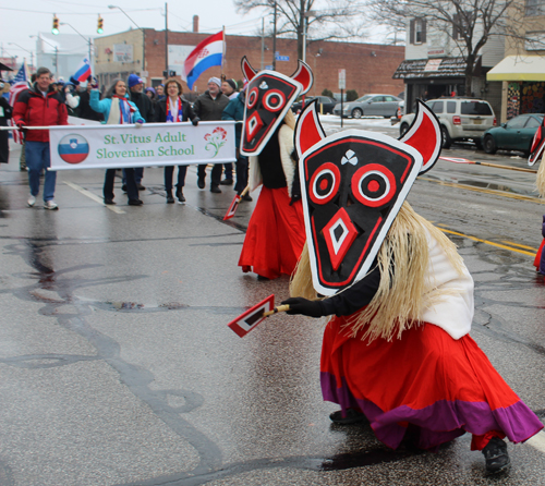 Creature at Cleveland Kurentovanje Parade